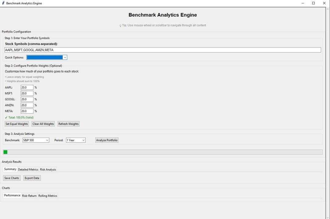 Benchmark Analysis Engine